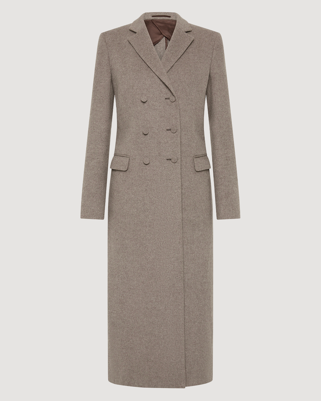 Double Breasted Coat in Grey