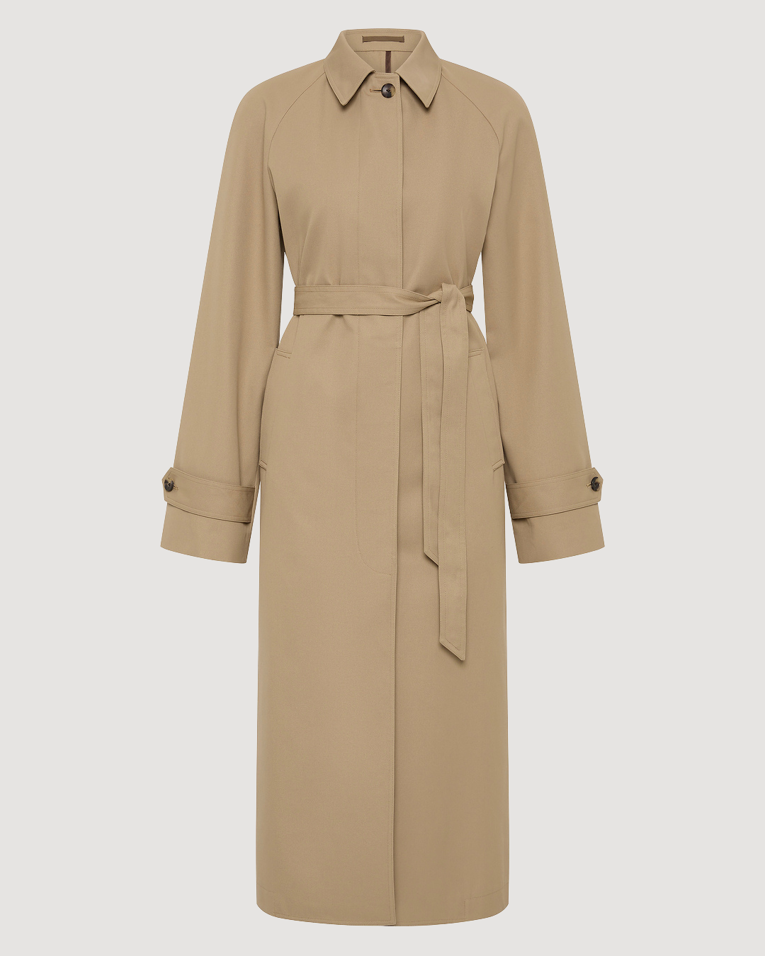 Jane Car Coat in Sandstone