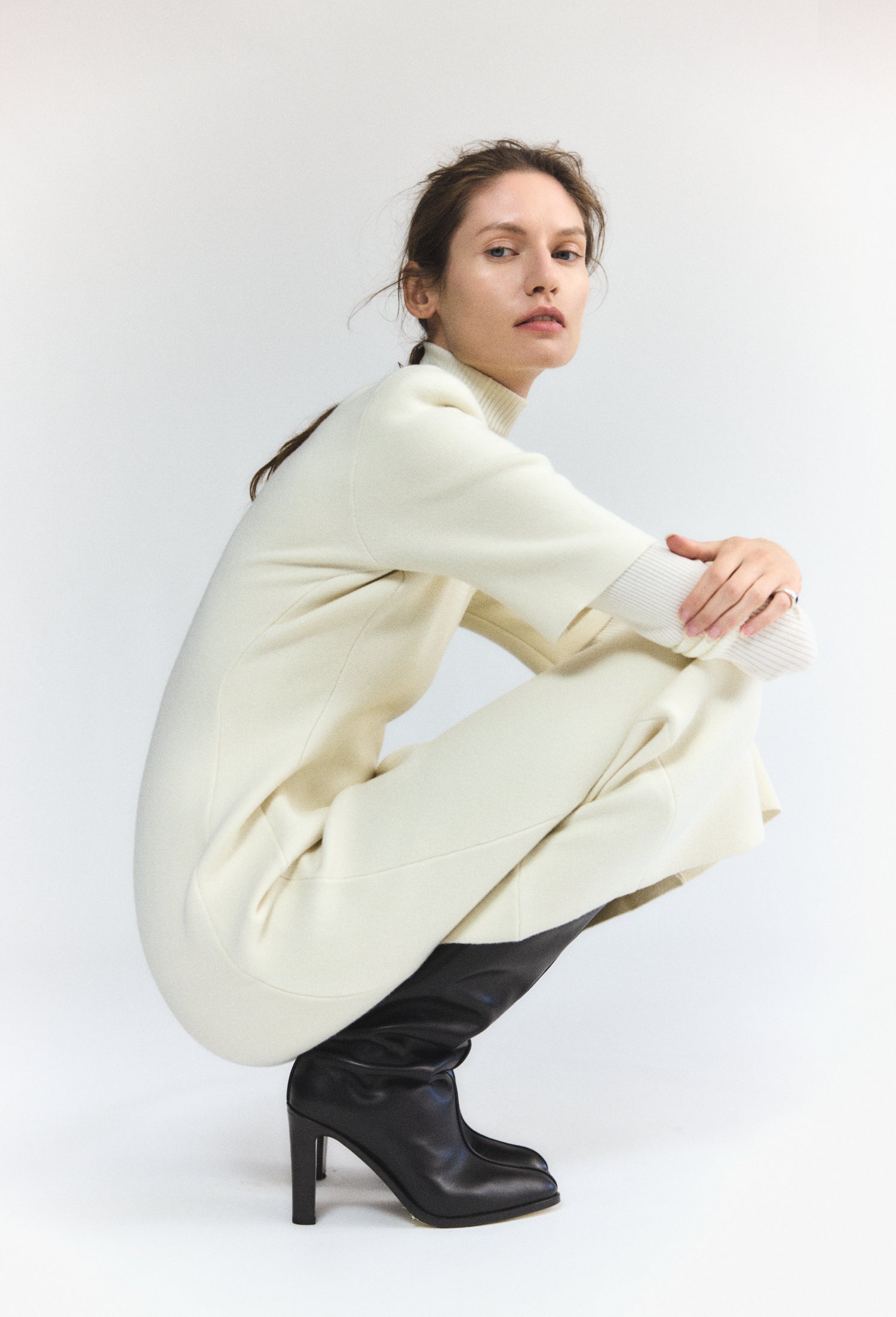 Ribbed Knit Turtleneck