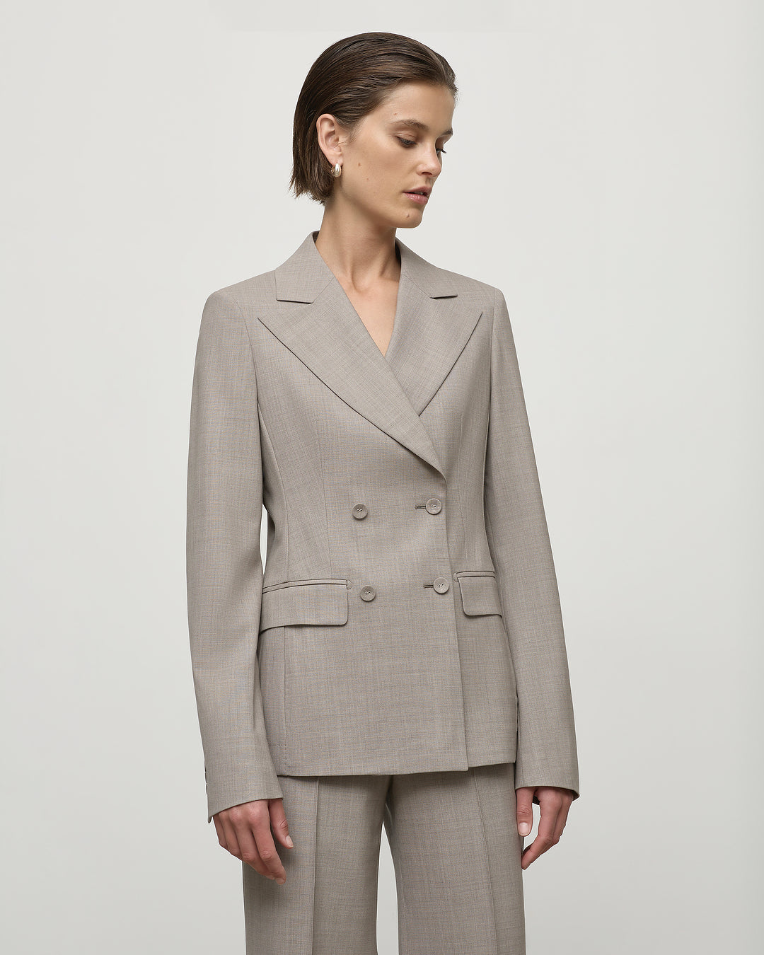 Lucille Blazer in Oyster