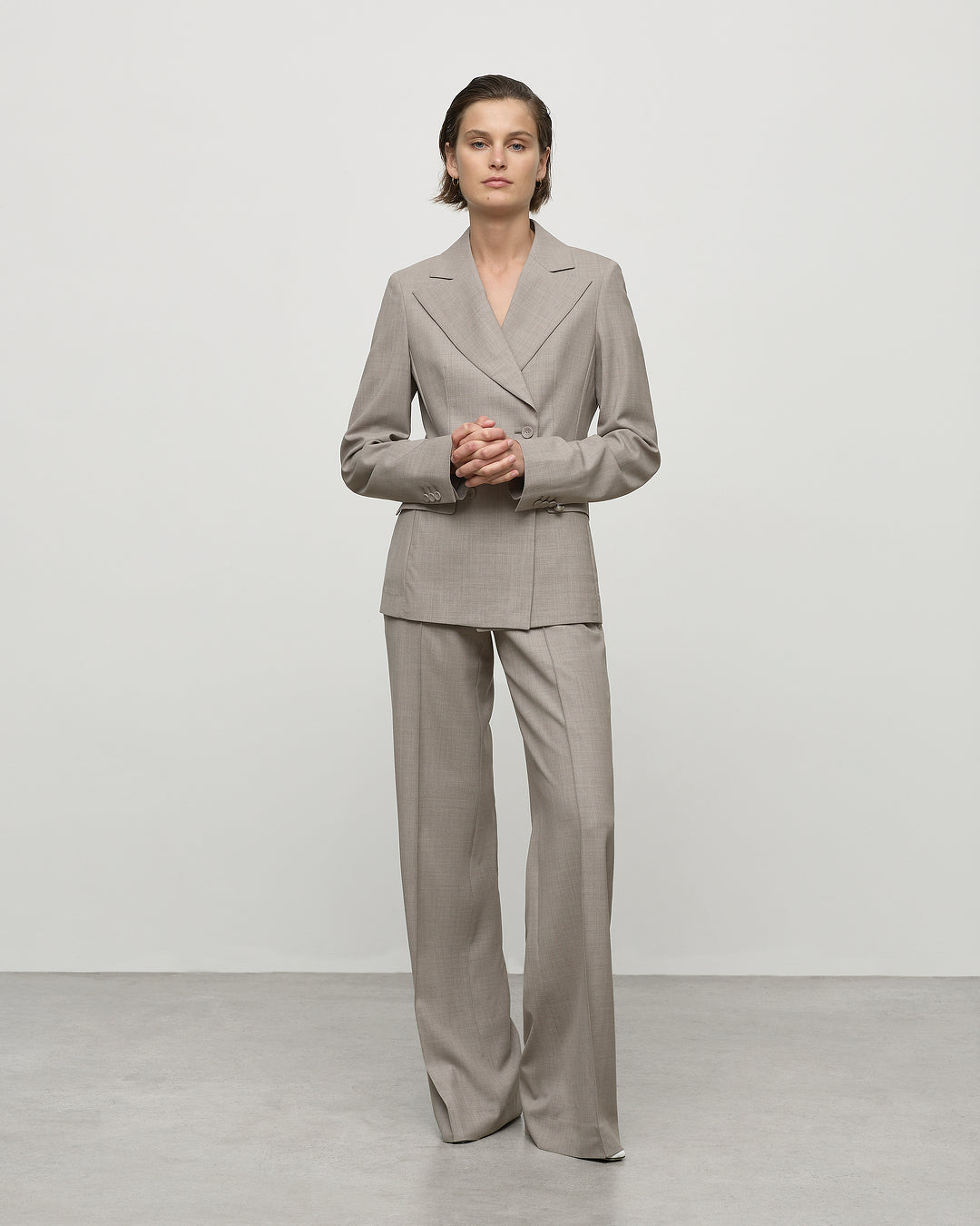 Lucille Blazer in Oyster