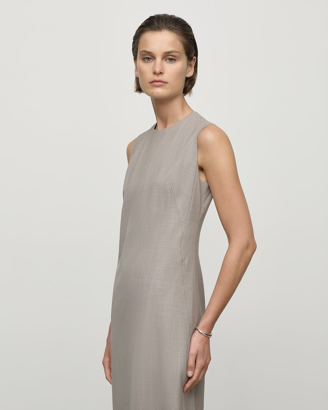 Audrey Dress in Oyster