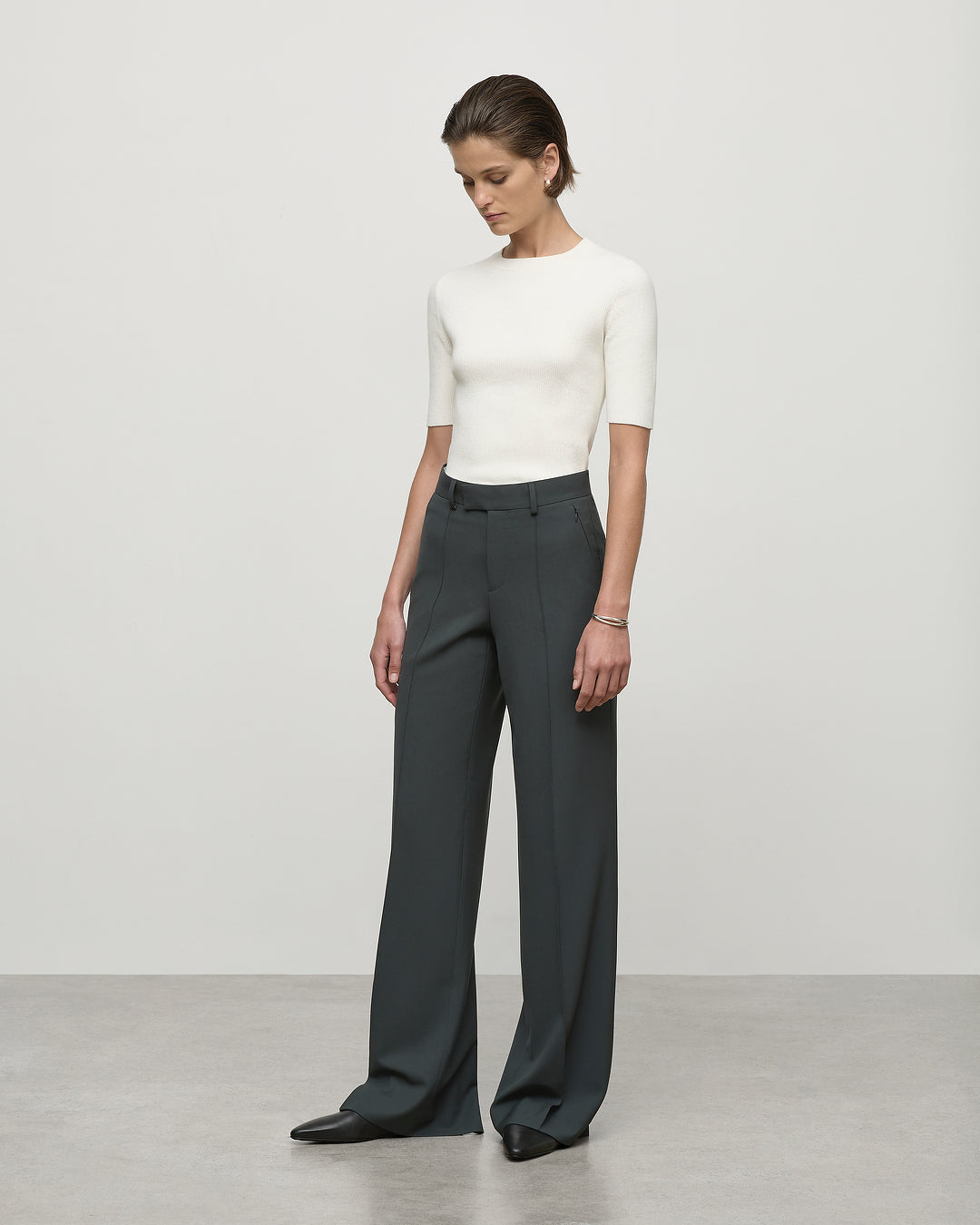 Rosa Trouser in Olive Leaf