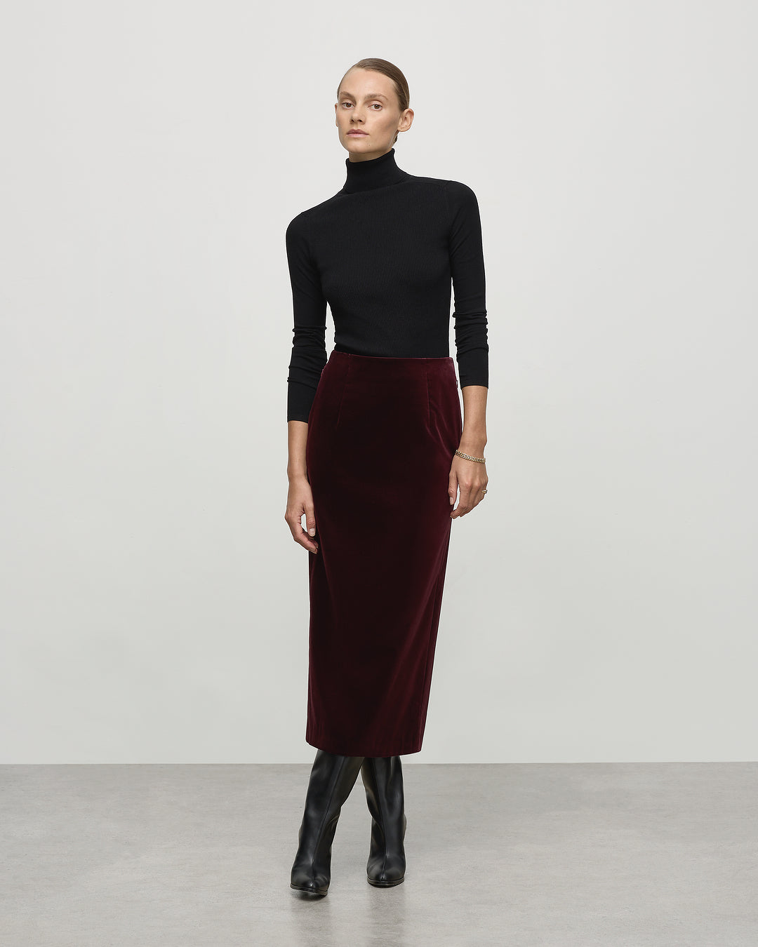 Ribbed Knit Turtleneck