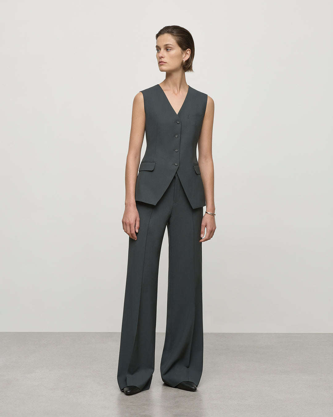 Ruth Vest in Olive Leaf