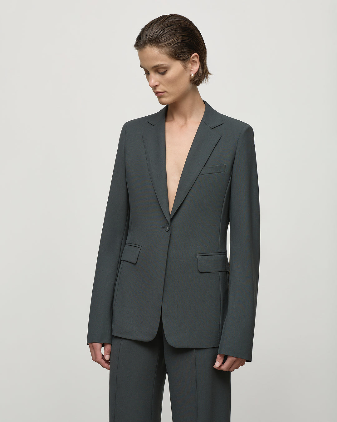 Eleanor Blazer in Olive Leaf