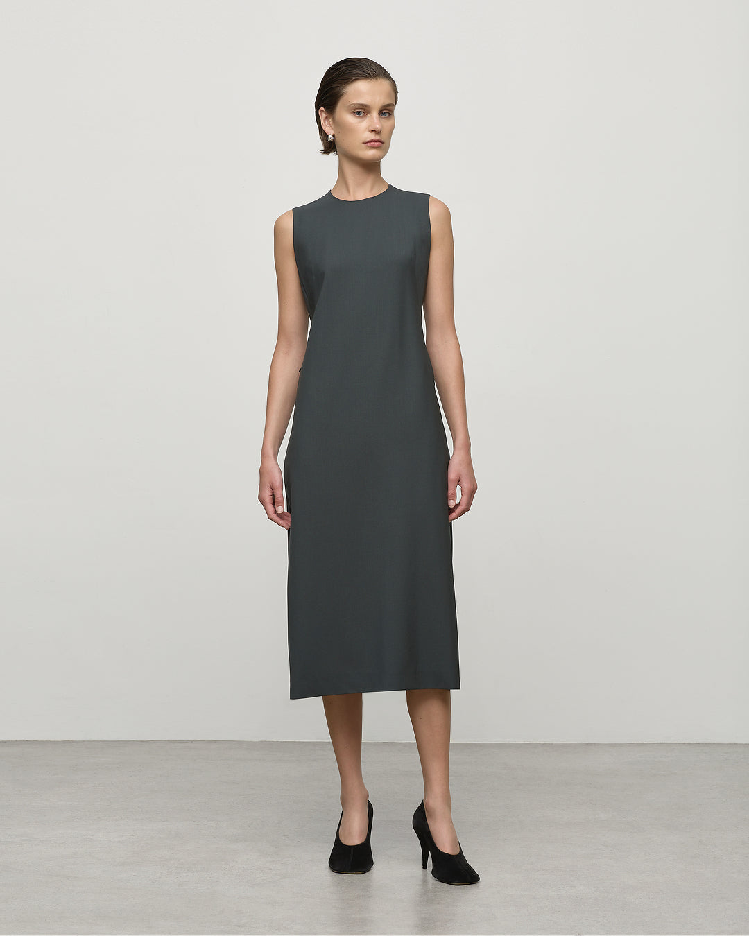 Audrey Dress in Olive Leaf