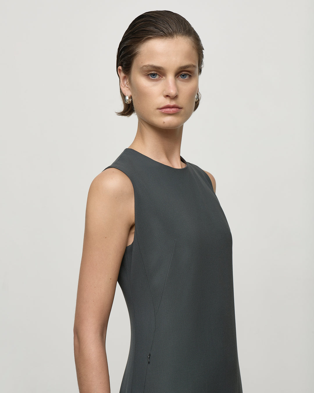 Audrey Dress in Olive Leaf