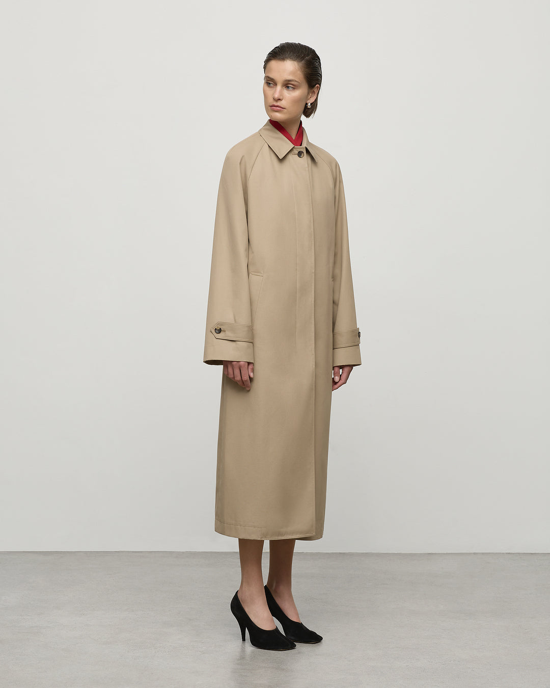 Jane Car Coat in Sandstone