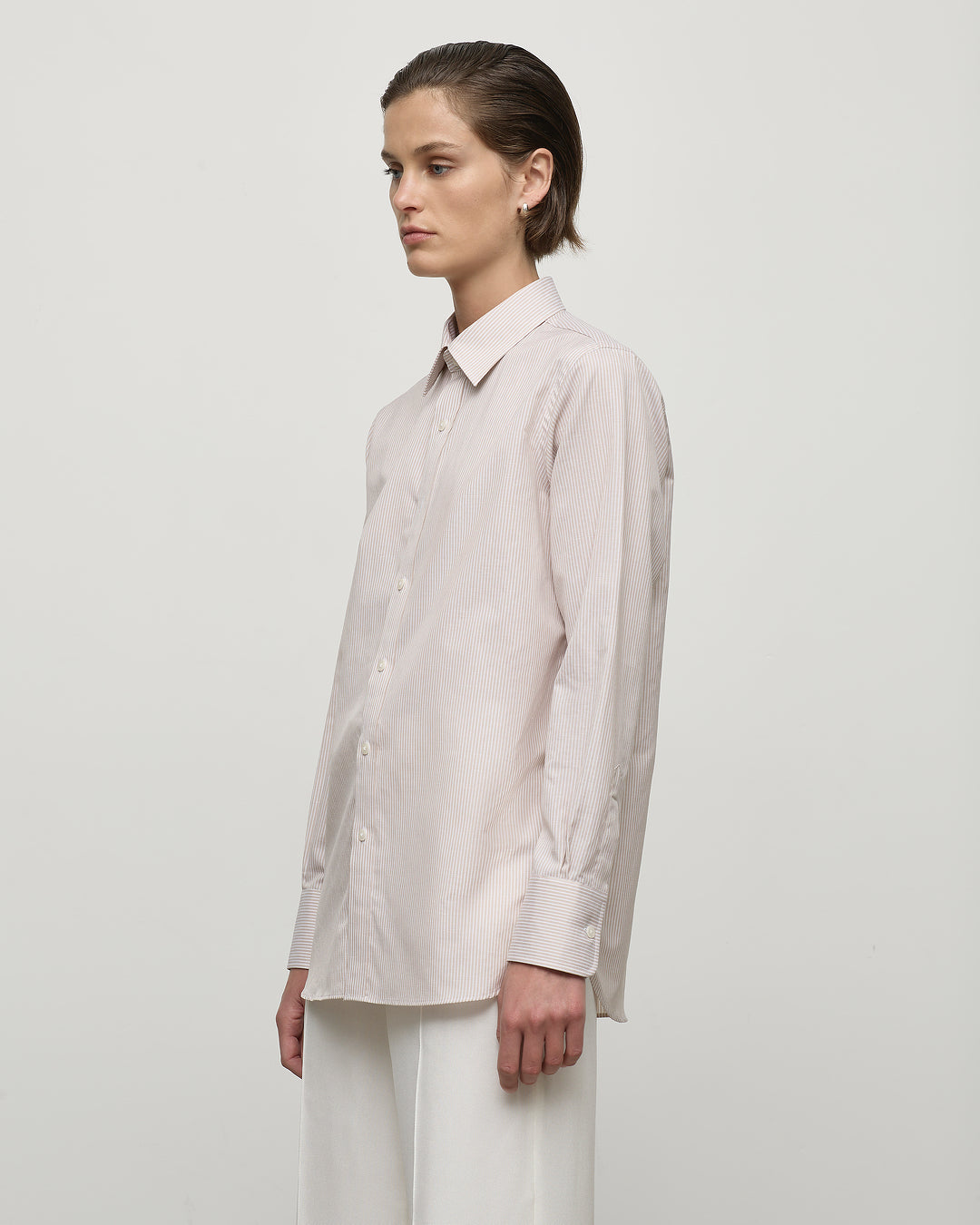 Atelier Shirt in Natural Stripe
