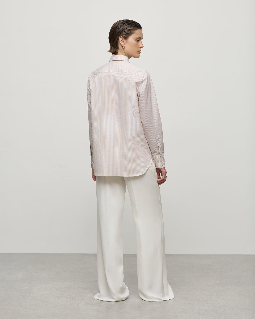 Atelier Shirt in Natural Stripe