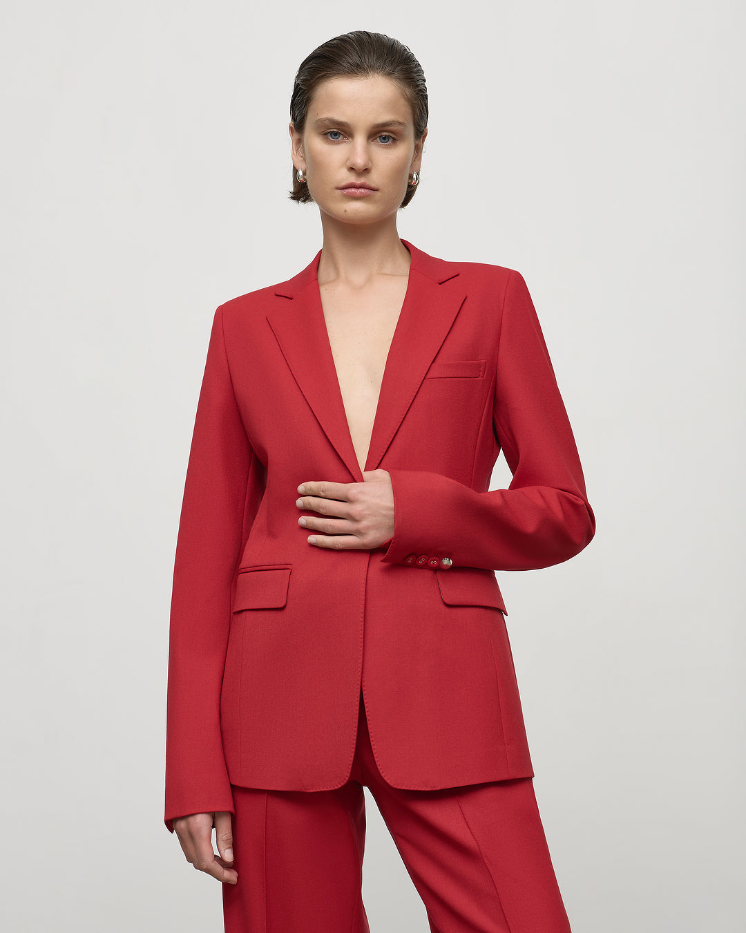 Eleanor Blazer in Cerise