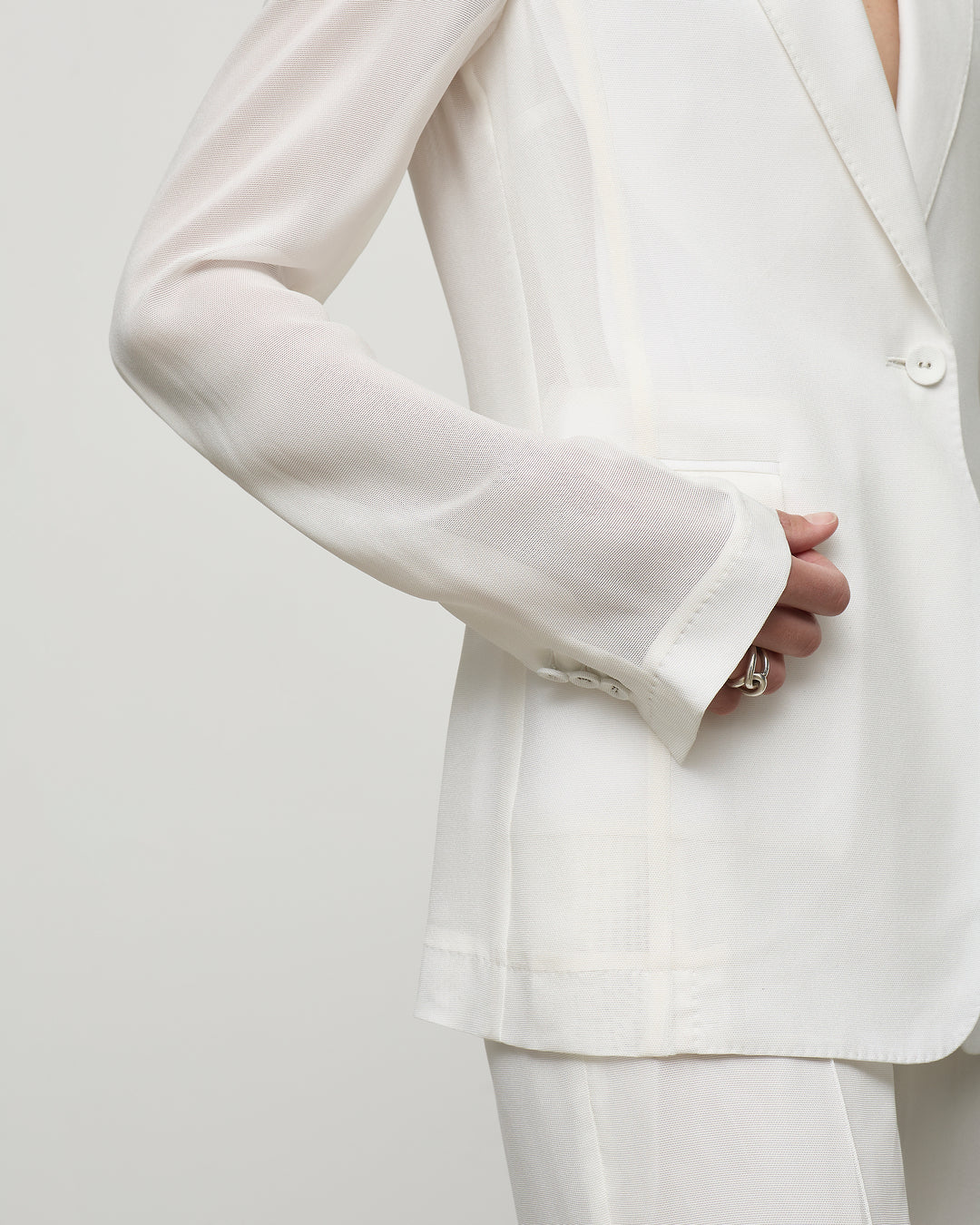 Eleanor Blazer in White