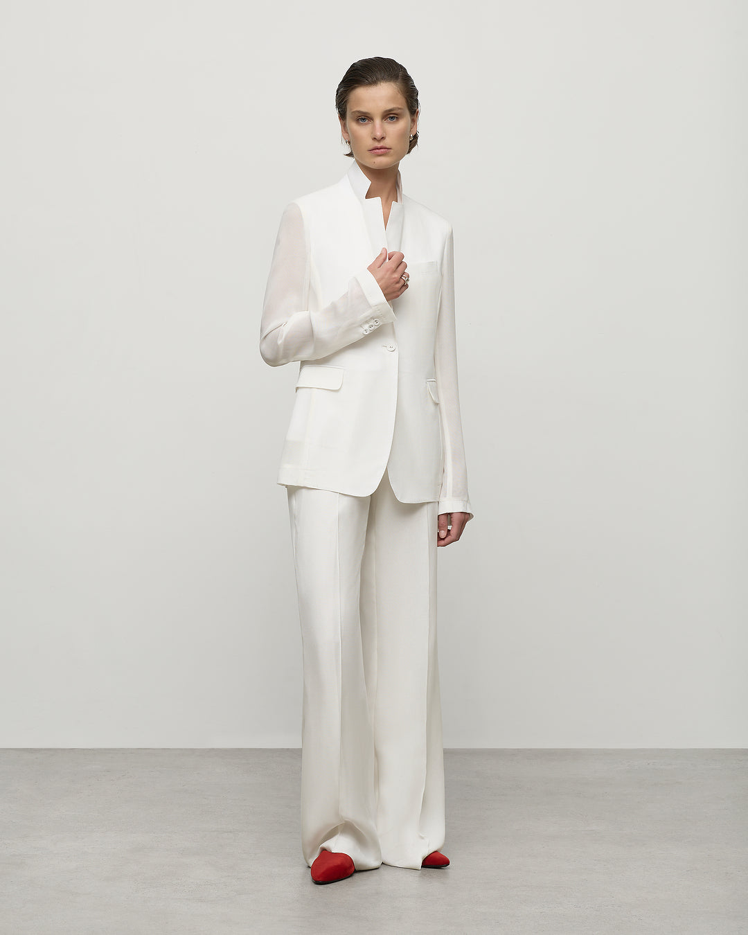 Eleanor Blazer in White