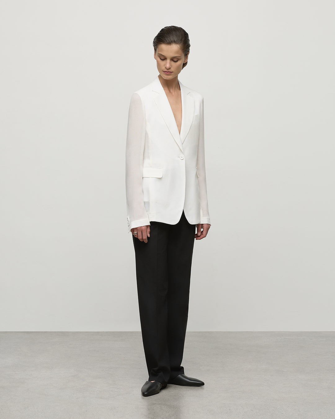 Eleanor Blazer in White