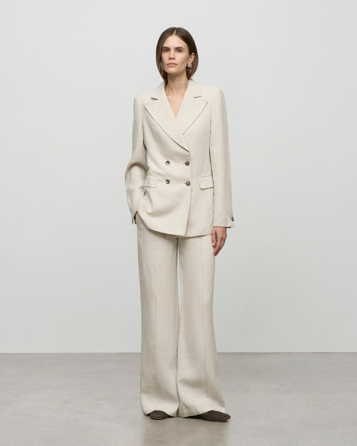 Rosa Trouser in Oatmeal