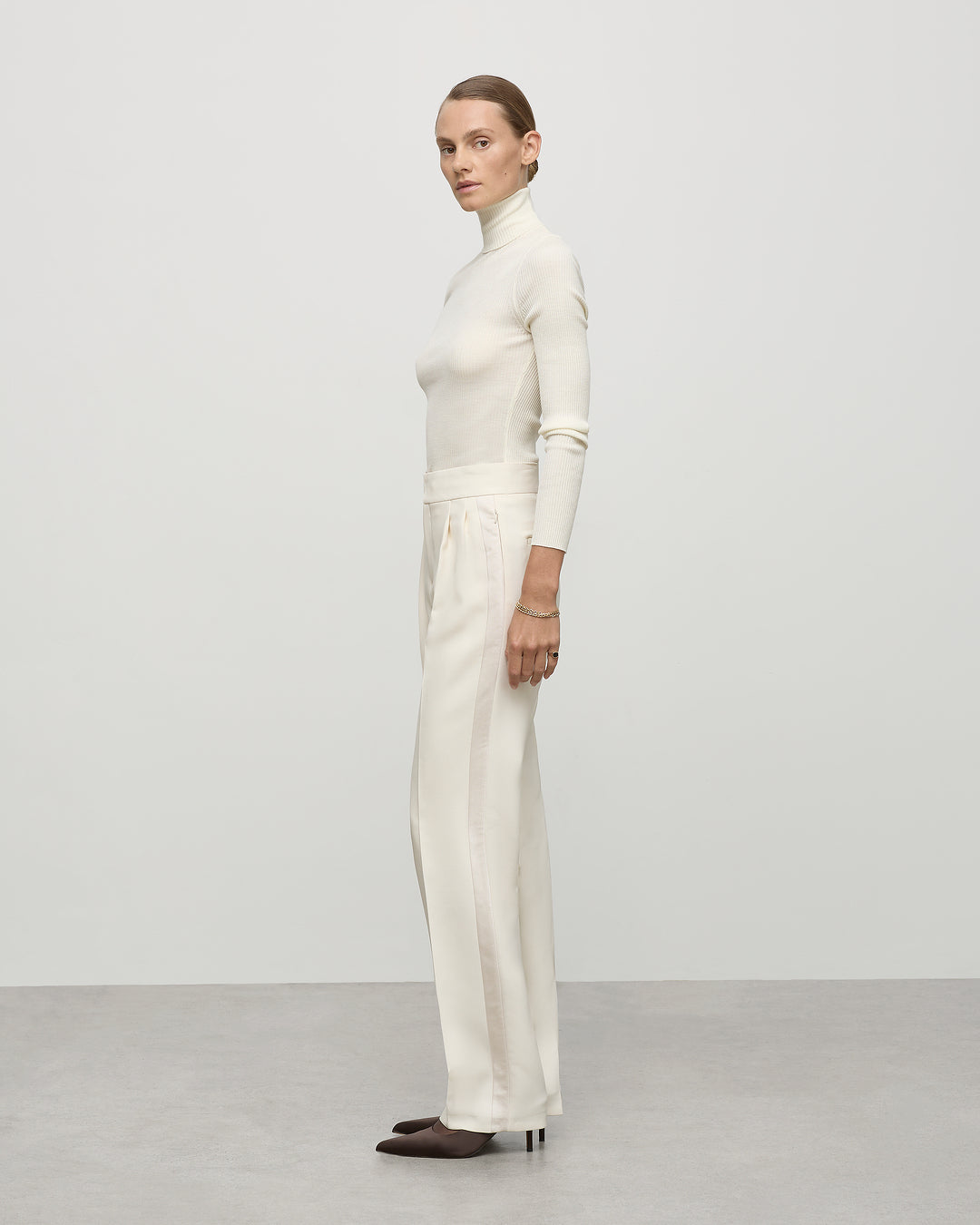 Ribbed Knit Turtleneck