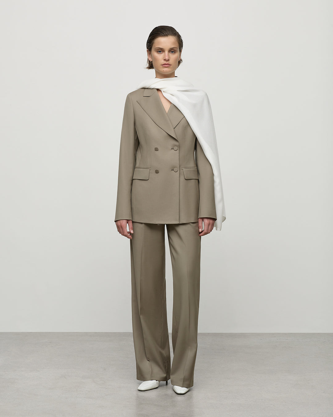 Lucille Blazer in Taupe