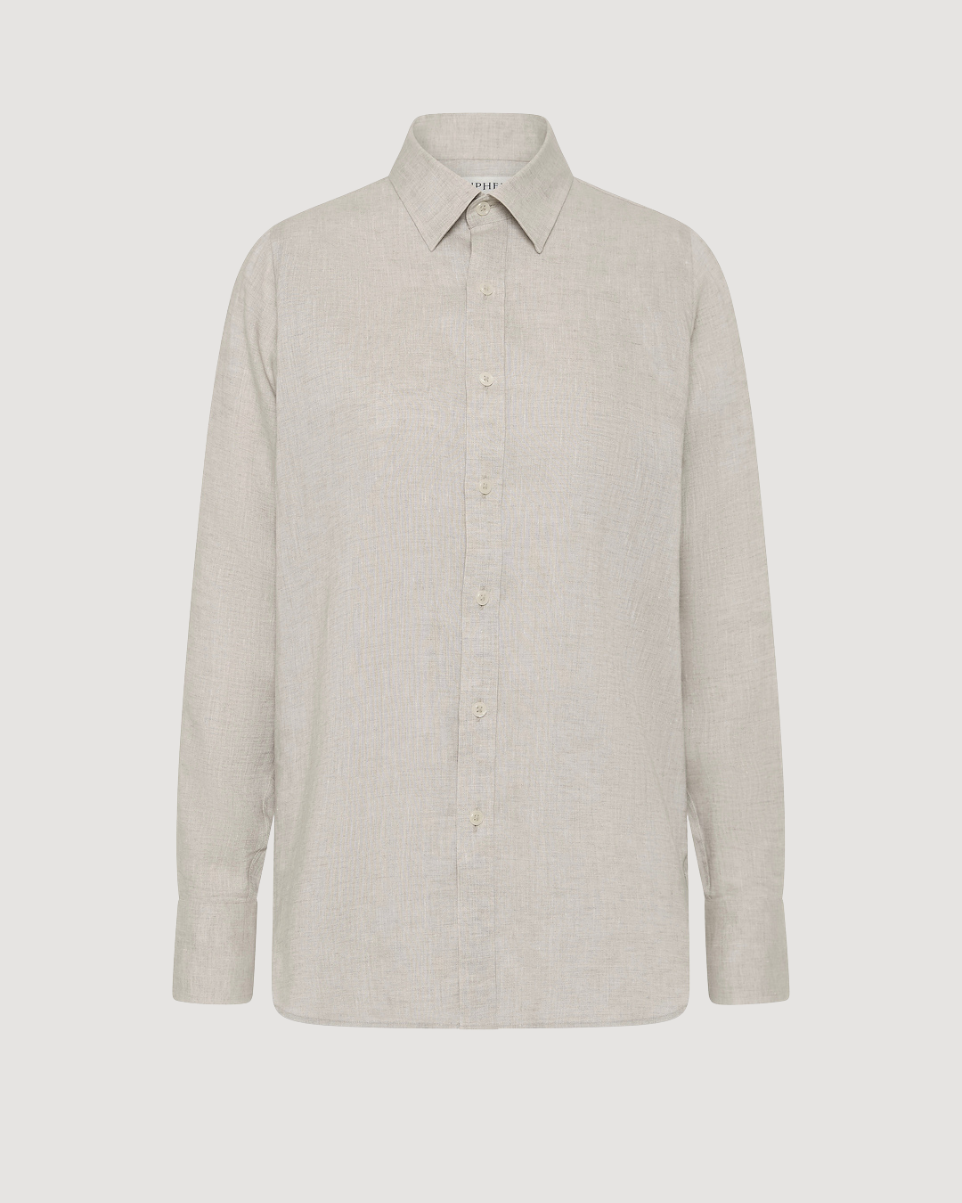 Atelier Shirt in Oyster Linen