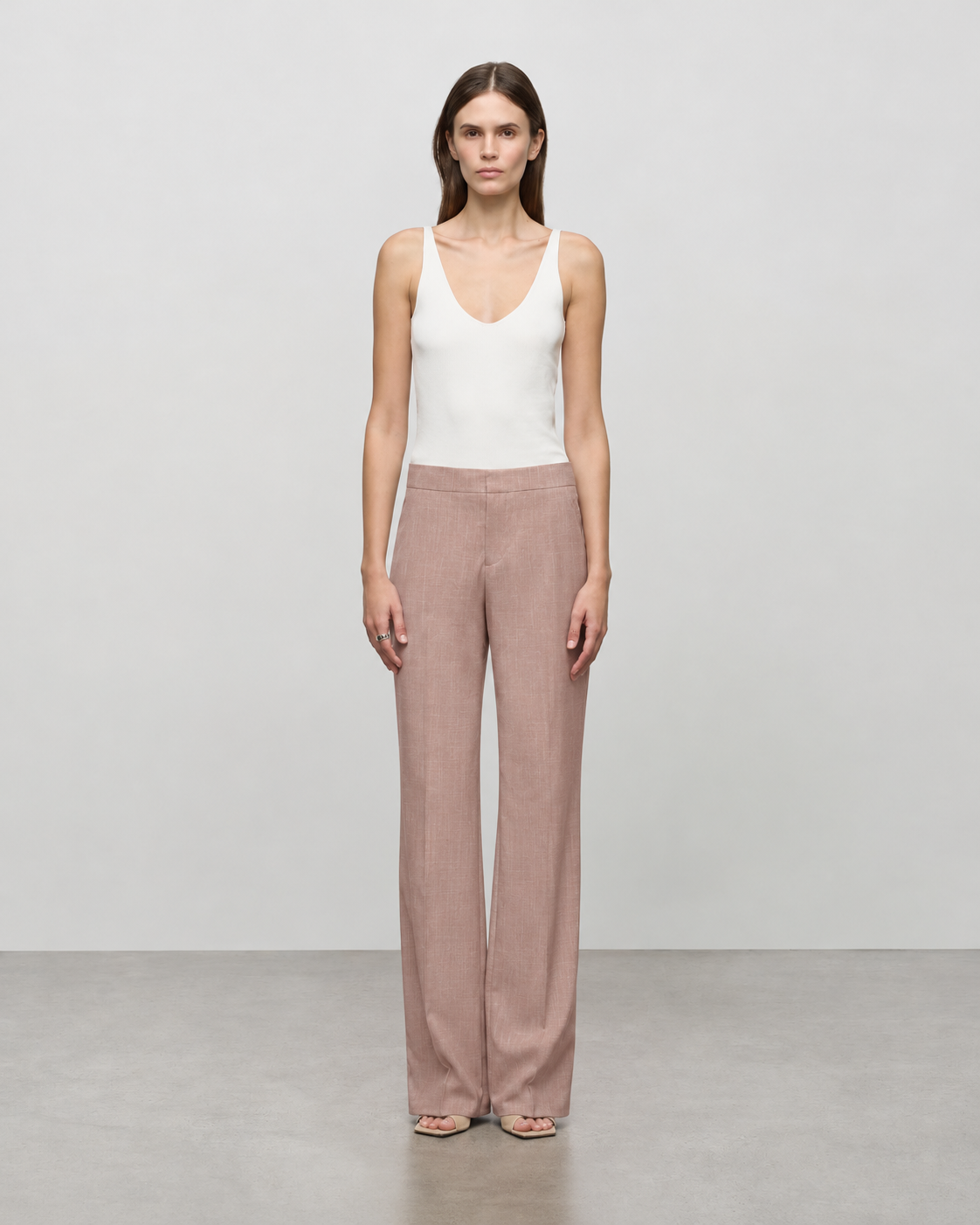 Vivienne Trouser in Pink Melange