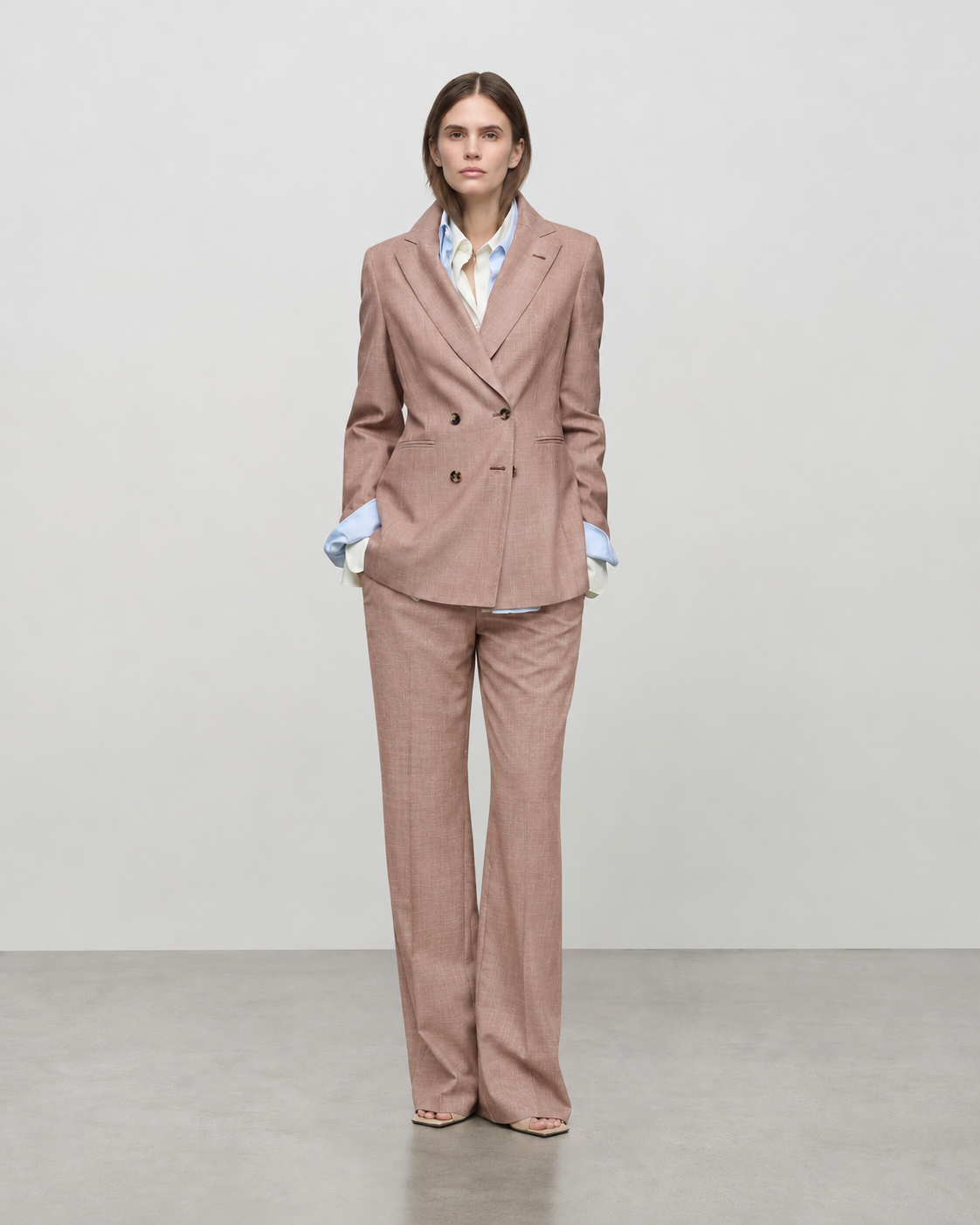 Vivienne Trouser in Pink Melange