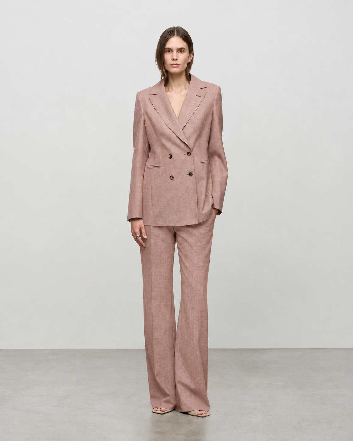 Vivienne Trouser in Pink Melange