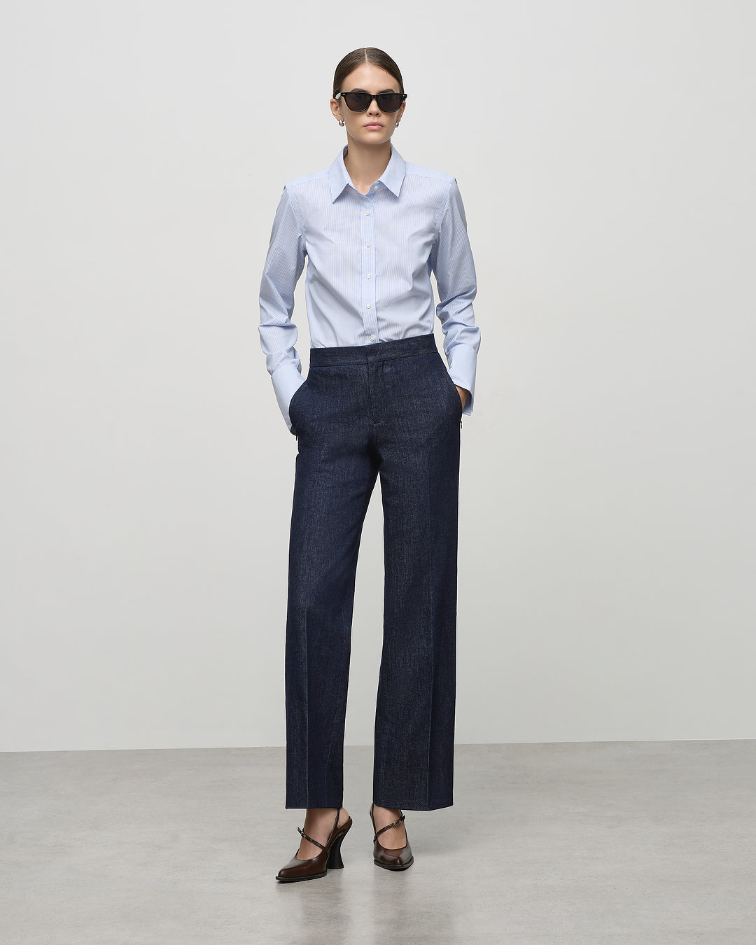 Vivienne Denim Tailored Trouser