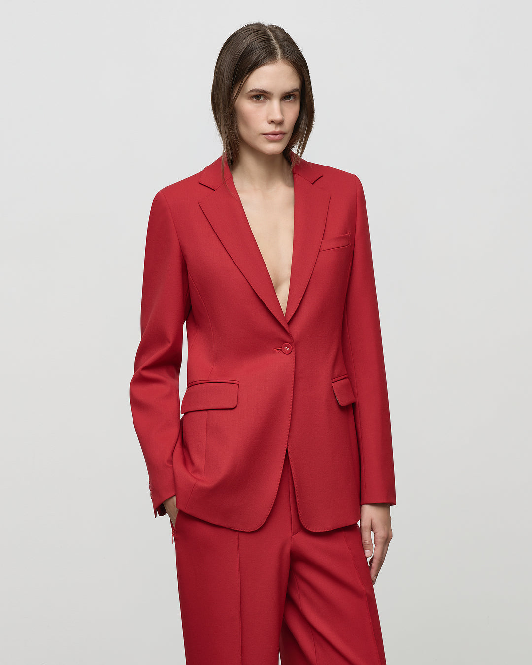 Eleanor Blazer in Cerise
