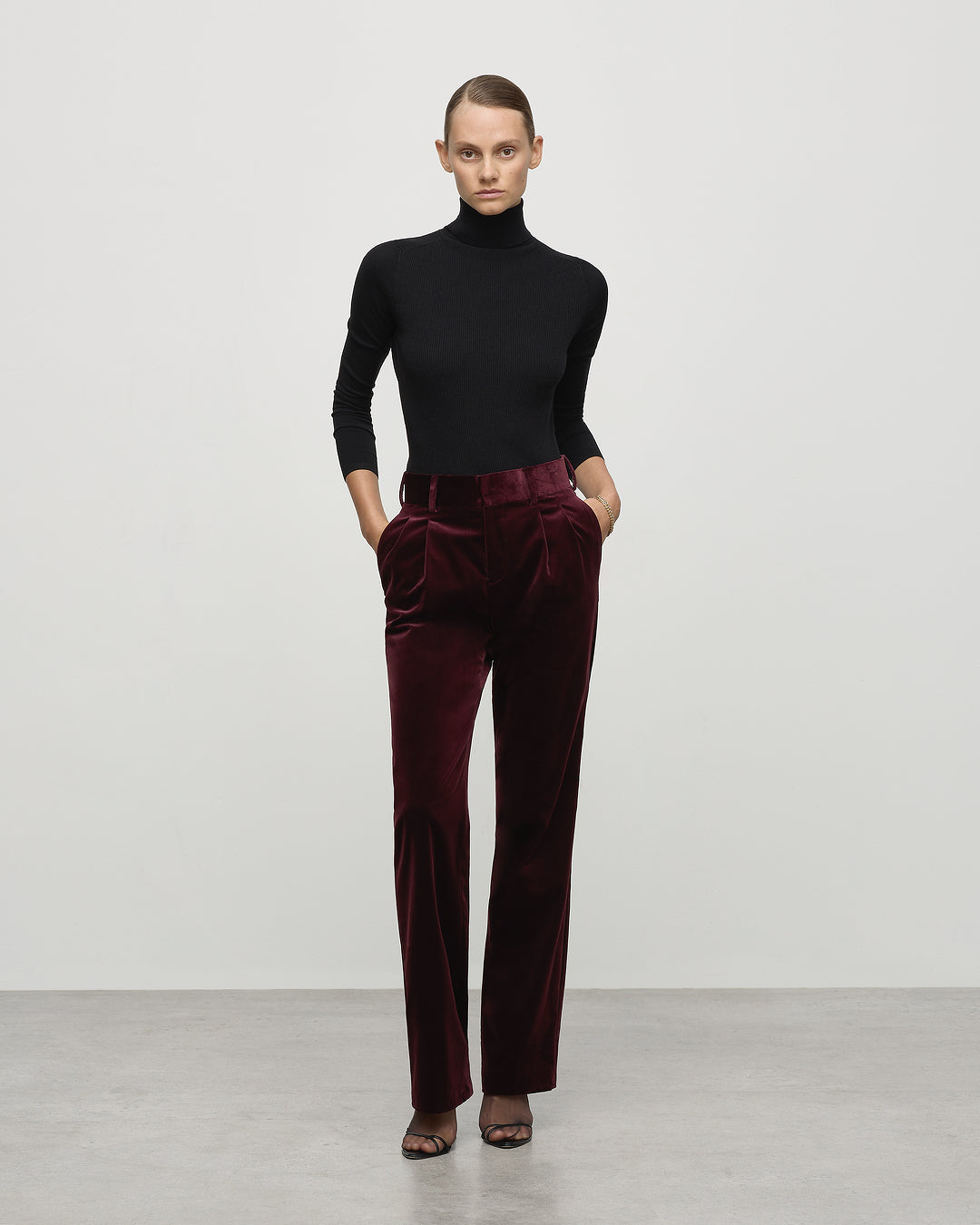 Ribbed Knit Turtleneck