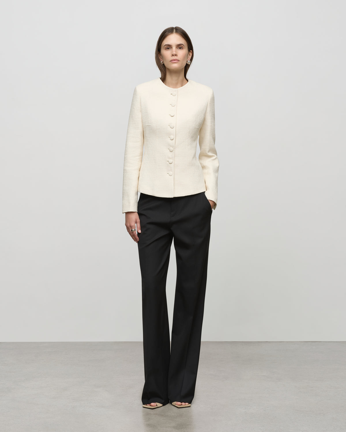Penelope Blazer in Ivory