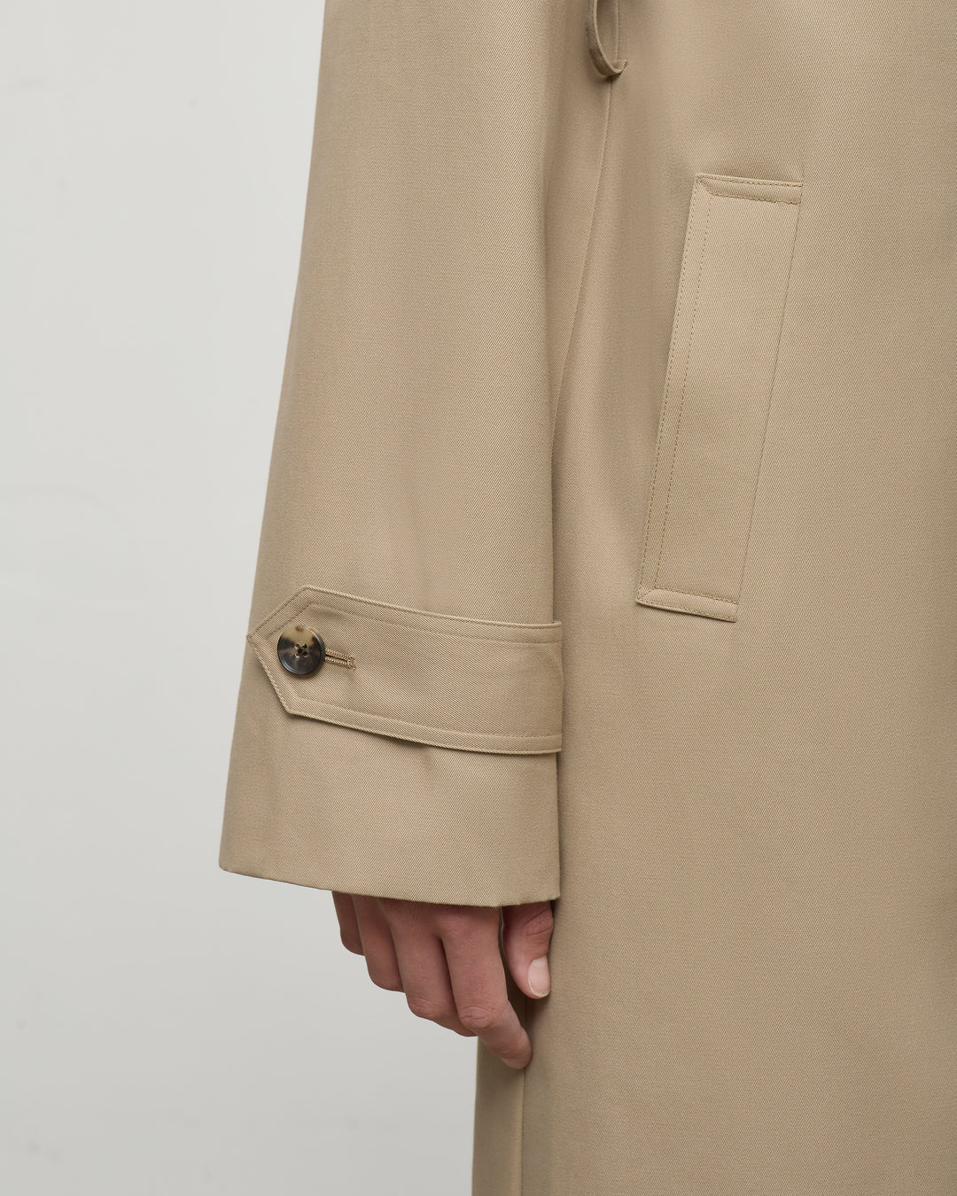 Jane Car Coat in Sandstone