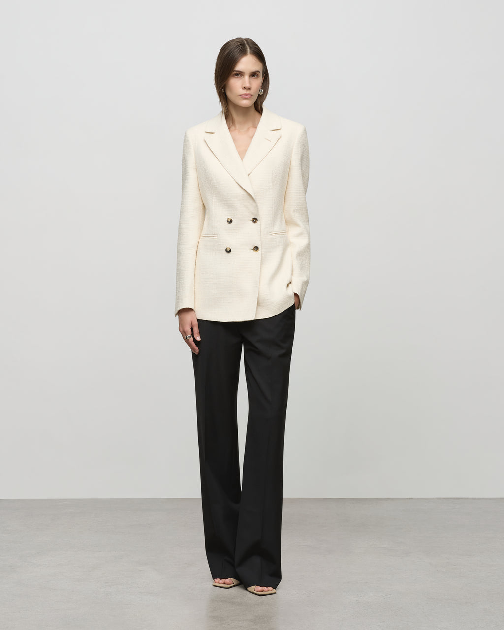 Lucille Blazer in Ivory