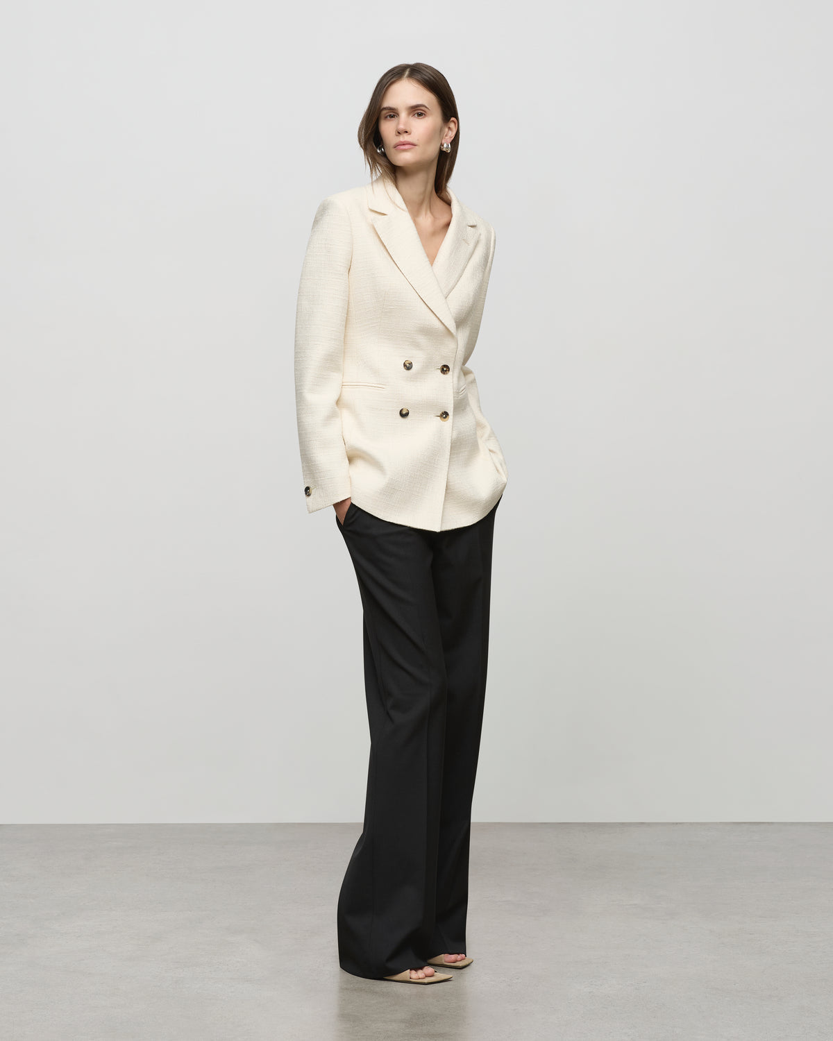 Lucille Blazer in Ivory