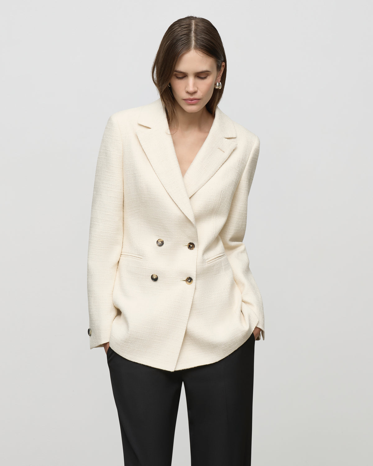 Lucille Blazer in Ivory