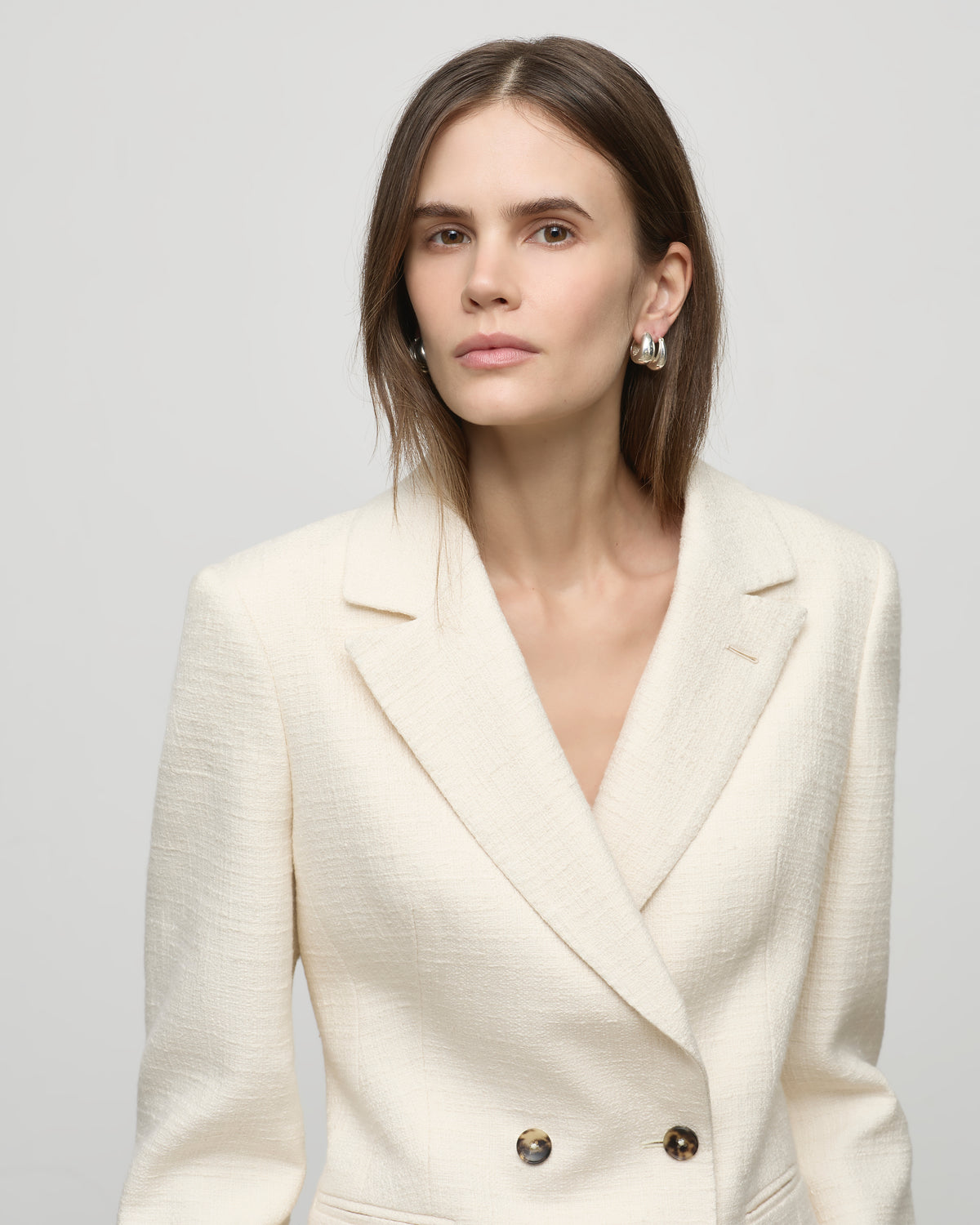 Lucille Blazer in Ivory