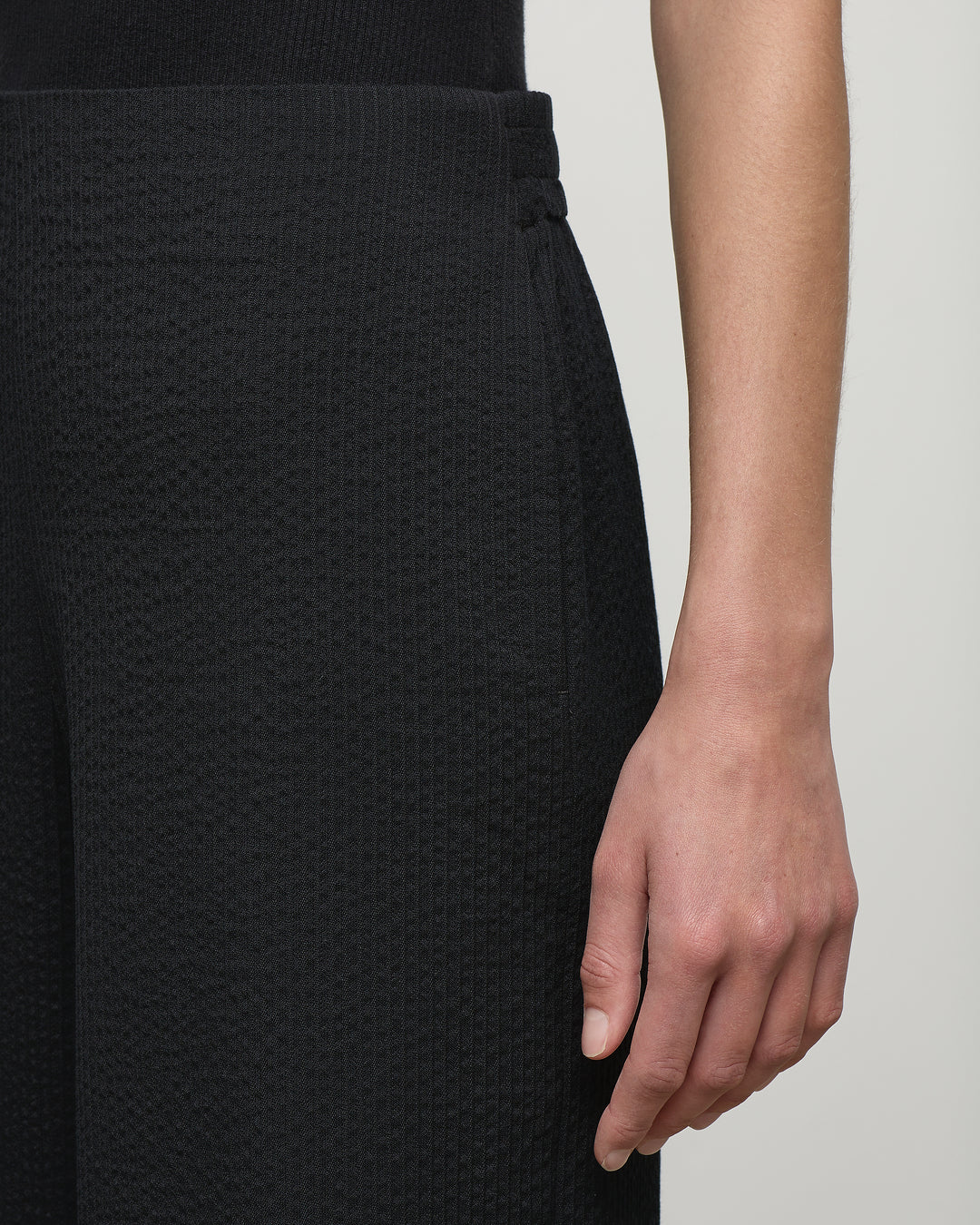 Marie Palazzo Trouser in Seersucker