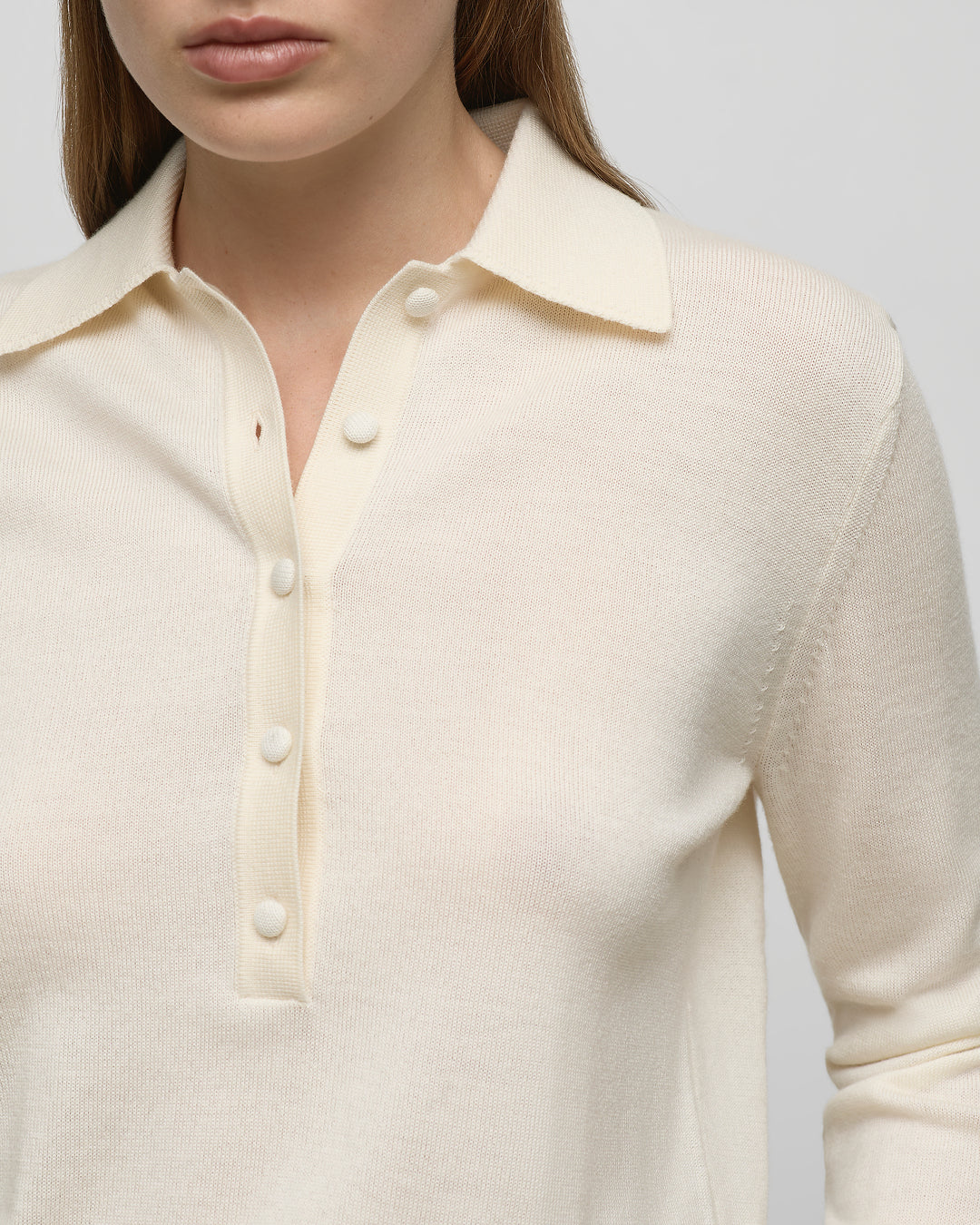 Merino Wool Polo Knit