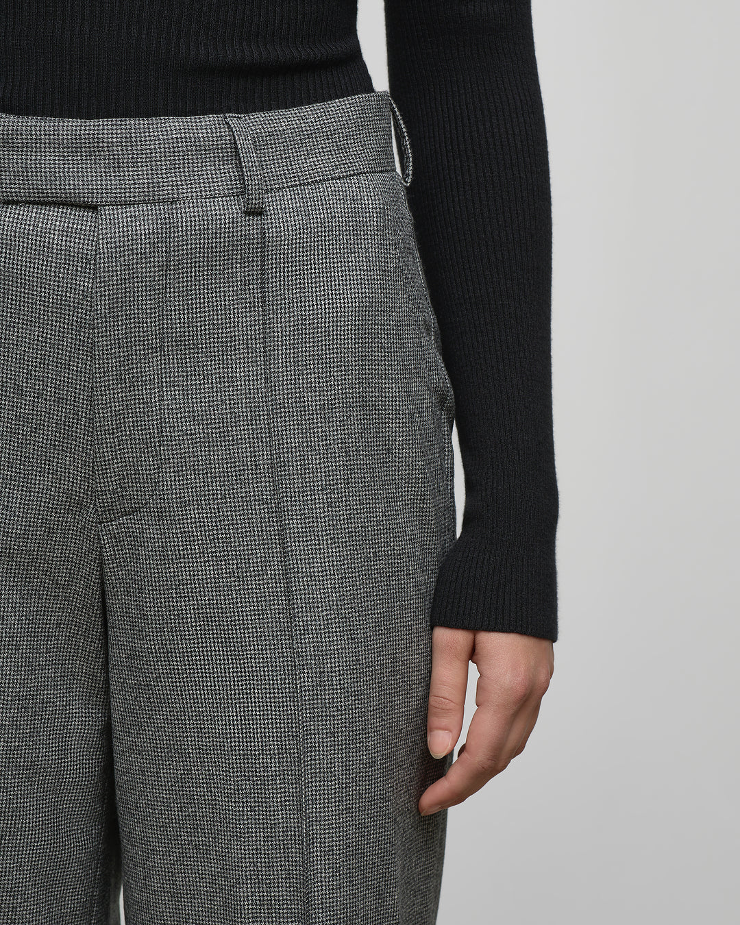 Rosa Trouser in Baby Houndstooth