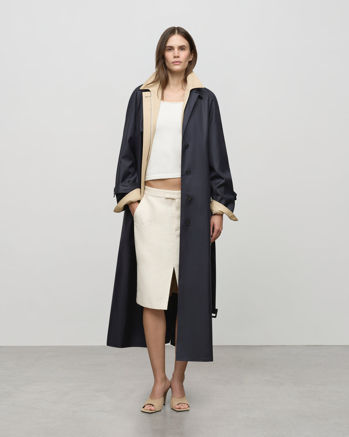 Jane Coat in Navy