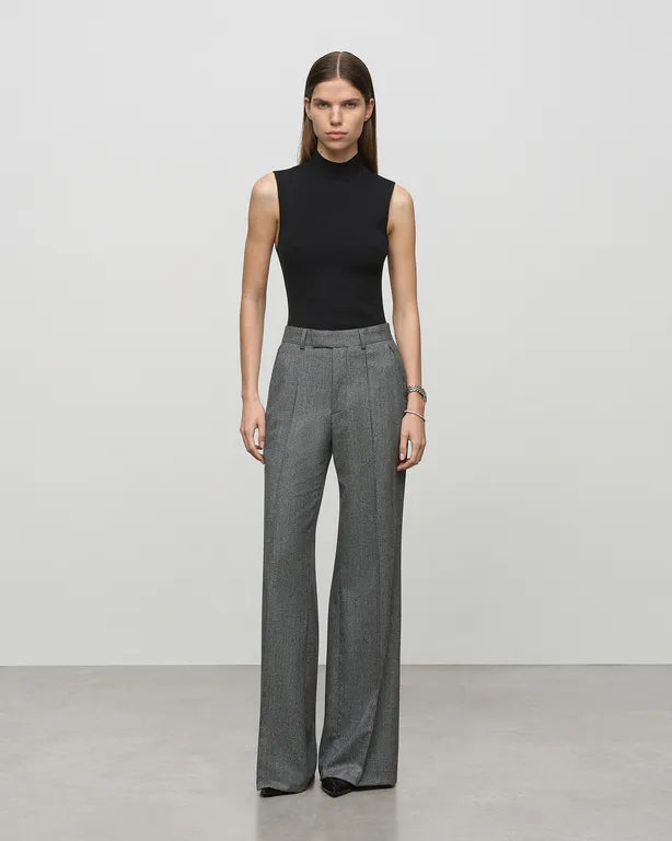 Rosa Trouser in Baby Houndstooth